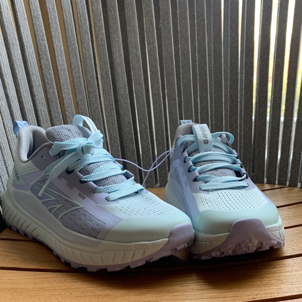 Hi-Tec Women's Light Blue and Lavender Shoes - Picture 5 of 9